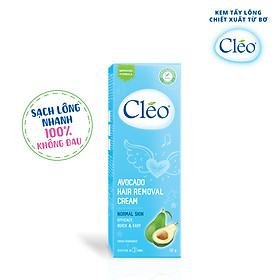 Kem Tẩy Lông Chiết Xuất Bơ Cleo Dành Cho Da Thường 25g, an toàn