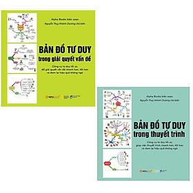 Sách Alphabooks - Combo Bản Đồ Tư Duy Trong Giải Quyết Vấn Đề + Bản Đồ Tư Duy Trong Thuyết Trình (2 cuốn)