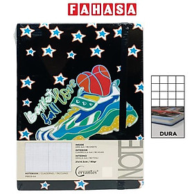 Sổ Ghi Chú Freestyle A5 - Kẻ Ô Vuông - 192 Trang 80gsm - Cervantes PB829-64 - Mẫu 3