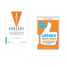 Combo 2 cuốn sách: Inbound Content - Xây Dựng Chiến Lược Nội Dung Theo Phương Thức Inbound + Likeable Social Media-Bí Quyết Làm Hài Lòng Khách Hàng