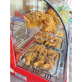 Mua  Tủ 3 Khay  Tủ trưng bày và giữ nóng gà rán KFC  xúc xích  khoai tây chiên  humberger. Tủ trưng bày 3 tầng 3 khay