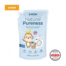 NƯỚC GIẶT ĐỒ SƠ SINH HỮU CƠ K-MOM HÀN QUỐC TÚI 1300ML