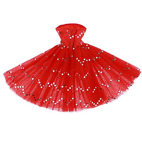for 1/4 BJD Dolls Dress up Clothing Accessory Red
