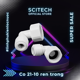 Mua Co nối nhanh ren trong 13/21 ra dây 6 hoặc ren trong 21 ra dây 10 dùng trong máy lọc nước - Hàng chính hãng