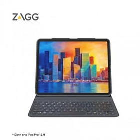 Ốp lưng kèm bàn phím ZAGG Pro Keys dành cho iPad Pro 12.9 inch 103407963 - Hàng chính hãng