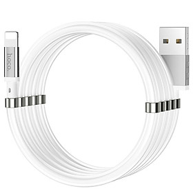 Mua Cáp Sạc Nhanh dành cho điện thoại OLAPLE Hỗ Trợ Sạc Nhanh 2.4A  Dây Sạc Nam Châm Tự Hít Gọn Gàng Dài 100cm - Hàng nhập khẩu