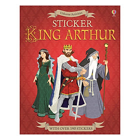 Usborne Sticker Dressing King Arthur