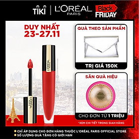 Son kem lì nhẹ môi cao cấp Rouge Signature L'Oreal Paris 7ml
