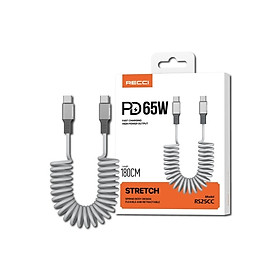 Dây sạc nhanh lò xò RECCI RS25 Hàng chính hãng