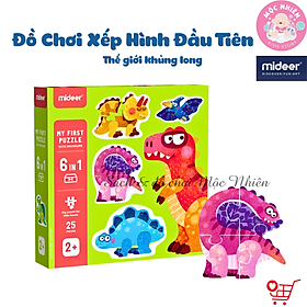 Đồ Chơi Xếp Hình Ghép Cặp Đầu Tiên Nhiều Chủ Đề - My First Puzzle Mideer Dành Cho Các Bé Trên 2 Tuổi