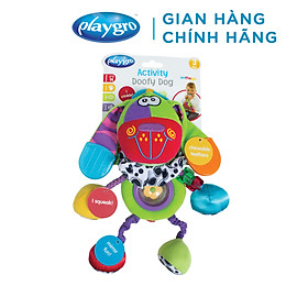 Đồ Chơi Treo Nôi Và Xe Đẩy Chó Doofy Dog Ngộ Nghĩnh Playgro, Cho Bé Từ 3 Tháng