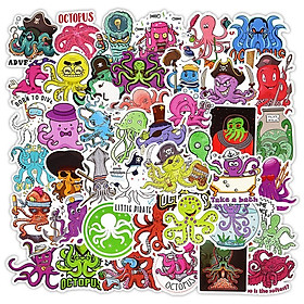 Set 30 Sticker ảnh hình cute  Bạch Tuộc 