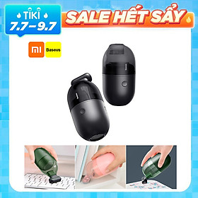 Máy Hút BụI Để Bàn Cầm Tay Xiaomi Baseus C2 1000Pa Không Dây Phù Hợp Dọn Dẹp Máy Tính Góc Bàn