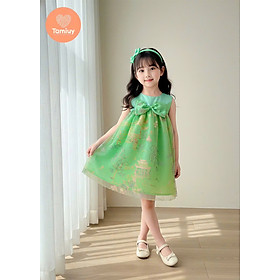 Đầm Búp Bê Hoạ Tiết Tamiuy Dành Cho Bé Gái Từ 10-40 kg