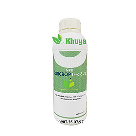 Phân bón hỗn hợp Vinco FORCROP 14-6-5 +TE chai 1 lít Bung Đọt - Bung Cành - Lớn Trái