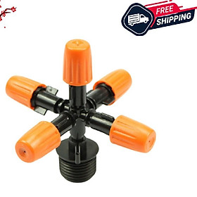 Bộ 5 béc phun sương, nhỏ giọt tưới cây 5 tia siêu tiện dụng