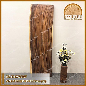 Mua Mặt gỗ me tây nguyên tấm dài 120 x rộng (33-32-32) x dày 4.5 (cm)  phù hợp làm băng ghế KC20094