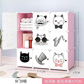 Mua TỦ NHỰA ĐA NĂNG LẮP GHÉP THÔNG MINH 9 Ô SÂU 47( chọn hình theo phân loại) bảo hành 1 năm