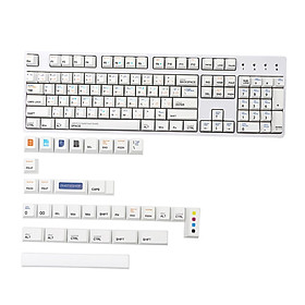 PBT 136 Keys   for 64 72 87 Gaming Mechanical Keyboard