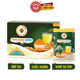 Tinh nghệ canxi Honimore hộp 288g - 18 gói Thơm ngon dễ uống