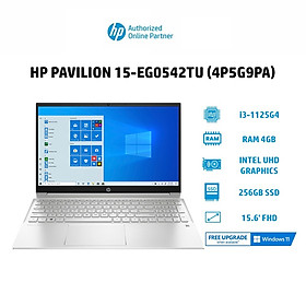 Mua Laptop HP Pavilion 15-eg0542TU (4P5G9PA) i3-1125G4 | 4GB | 256GB |15.6  FHD | Win 11 Hàng chính hãng