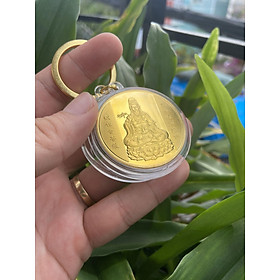 Ti.ền lì xì tết 2023 Móc khóa Đồng xu Quan Thế Âm Bồ Tát SQTTC000069