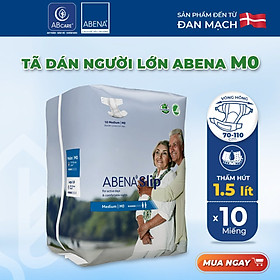 Tã dán người lớn, người già, sau sinh Abena Slip gói 10 miếng Nhập khẩu