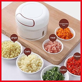 Mua Dụng cụ xay tỏi ớt cầm tay đa năng thế hệ mới dây kéo tiện lợi