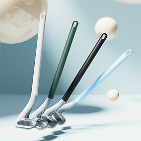 Mua cọ vệ sinh toliet bằng silicon- màu ngẫu nhiên- tặng móc treo