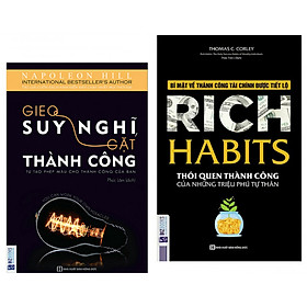 Combo 2 Cuốn Sách : Rich Habits - Thói Quen Thành Công Của Những Triệu Phú Tự Thân + Gieo Suy Nghĩ Gặt Thành Công - Tự Tạo Phép Màu Cho Thành Công Của Bạn - ( 2 Cuốn Sách Tạo Lập Thói Quen Để Thành Công ) - (Tặng Kèm Bookmark Thiết Kế AHA)