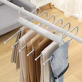 Multipurpose Folding Pants Hanger Clothes Hanger for Wardrobe Laundry Room