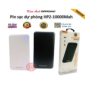 Mua Pin sạc dự phòng Ham mer ( HP2 ) dung lượng 10.000 mAh  sạc nhanh QC 3.0  PD 20w  Hàng chính hãng bảo hành 12 tháng