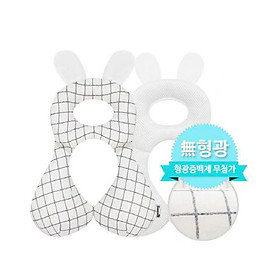Gối em bé Bonnichon chống vẹo cổ, méo đầu, móp đầu cho em bé (dành cho bé 0-15 tháng) chính hãng Hàn Quốc
