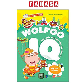Sách - Bóc Dán Thông Minh - Wolfoo IQ Rèn Luyện Khả Năng Sáng Tạo Cùng Bé - Các Loại Đồ Chơi