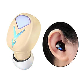 Mini Single Wireless Earbuds Noise Cancelling Bluetooth 5.2 Headphones