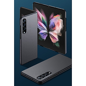 Ốp lưng dành cho Samsung Galaxy Z Fold 3 hiệu X Level vân sợi carbon chống sốc chống vân tay chống bẩn - Hàng nhập khẩu