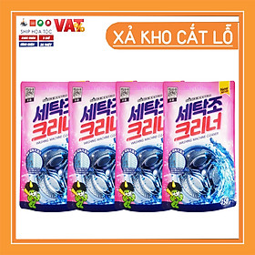 Combo 4 gói bột tẩy vệ sinh lồng máy giặt Sandokkaebi 450g Hàn Quốc - Hàng nhập khẩu