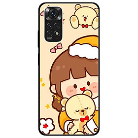Ốp lưng dành cho Xiaomi Redmi Note 11 4G mẫu Gấu Cute