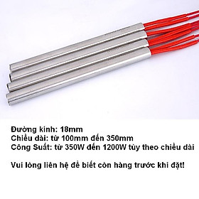 Mua PHI 12  Que gia nhiệt  ti nhiệt  điện trở khô 1 đầu  điện trở đốt nóng  điện trở sấy khuôn