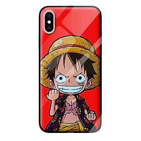 Ốp kính cường lực cho iPhone X mũ rơm 1 - Hàng chính hãng