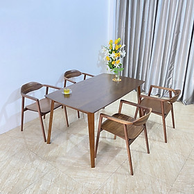 Mua Bàn ăn Óc chó 4 ghế