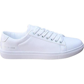 Giày Sneaker Unisex Hapu Cặp Đôi Nam Nữ Đế Bằng Gót Chữ Số