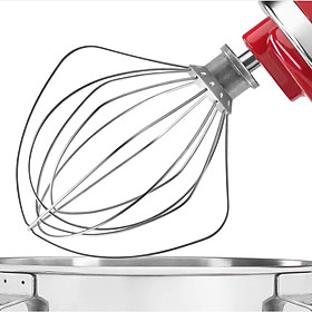 Stainless Steel Wire Whip Mixer Attachment 6 Quart Bowl-Lift Stand Mixer