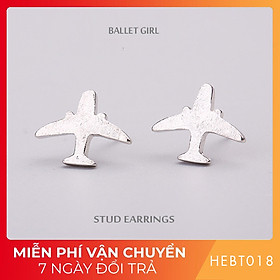 Bông hoa tai nữ bạc s925 cao cấp HEBT018 BH trọn đời