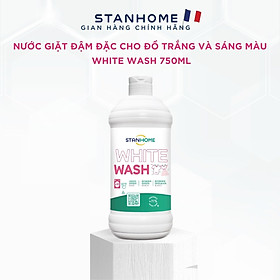 Nước giặt đậm đặc cho đồ trắng và sáng màu Stanhome White Wash 750ml/chai