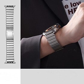 Dây Đeo Titanium dành cho Apple Watch (Series 1-8)/ Apple Watch Ultra Kai.N Ultra Titanium Metal Size 49/ 45/ 44/ 42MM_ Hàng Chính Hãng