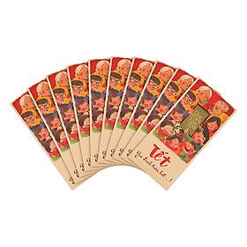 Xấp Bao Lì Xì Huỳnh Gia Phát - Gia Đình Trên Hết (10 Cái/ Xấp)