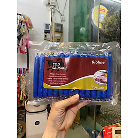 Xúc xích Bioline 450g - Túi 30 chiếc cho chó mèo, xúc xích thú cưng thơm ngon siêu dinh dưỡng, tiện dụng