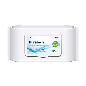 Mua Khăn Ướt Vệ Sinh Smartphone JCPAL Puratech 75% Alcohol - Gói 50 Miếng - Hàng Nhập Khẩu
