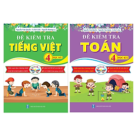 Sách - combo đề kiểm tra toán và tiếng việt lớp 4 học kì 2 - cánh diều